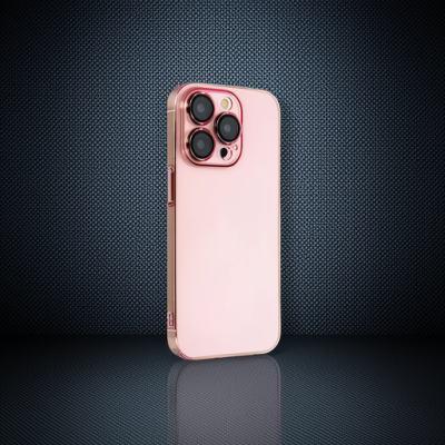 Apple İphone 14 Pro Kılıf Armada Lensli Kapak - Rose Gold