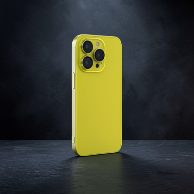 Apple İphone 14 Pro Kılıf Armada Lensli Kapak - Sarı