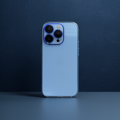 Apple İphone 14 Pro Kılıf Armada Lensli Kapak - Sierra Blue