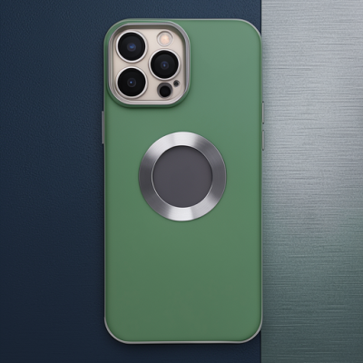 Apple İphone 14 Pro Kılıf Best Silikon - Yeşil