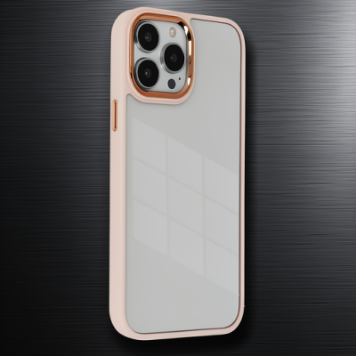 Apple İphone 14 Pro Kılıf Dora Kapak - Pudra