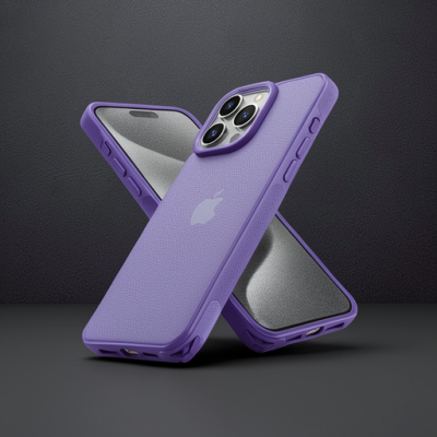 Apple İphone 14 Pro Kılıf Elegant Kapak - Derin Mor