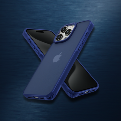 Apple İphone 14 Pro Kılıf Elegant Kapak - Lacivert