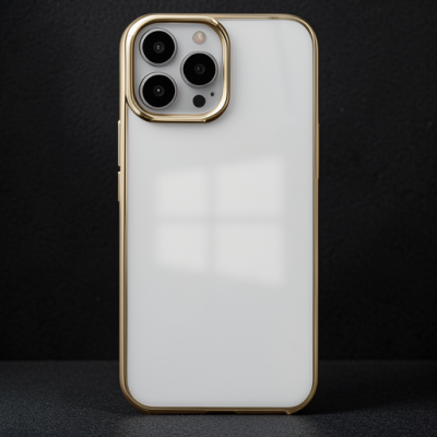 Apple İphone 14 Pro Kılıf Element Silikon - Gold