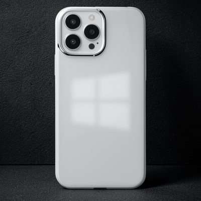 Apple İphone 14 Pro Kılıf Element Silikon - Gümüş