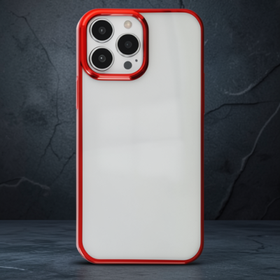 Apple İphone 14 Pro Kılıf Element Silikon - Kırmızı