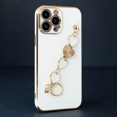 Apple İphone 14 Pro Kılıf Esila Silikon - Beyaz