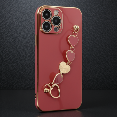 Apple İphone 14 Pro Kılıf Esila Silikon - Kırmızı