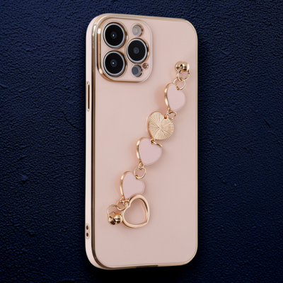 Apple İphone 14 Pro Kılıf Esila Silikon - Pudra