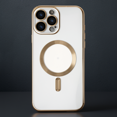 Apple İphone 14 Pro Kılıf Kross Magneticsafe Kapak - Gold