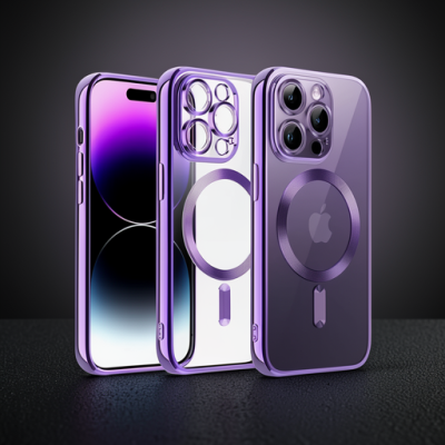 Apple İphone 14 Pro Kılıf Kross Magneticsafe Kapak - Mor