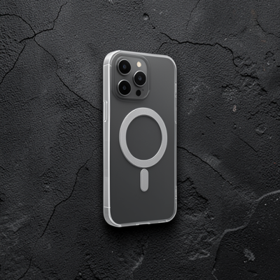Apple İphone 14 Pro Kılıf Matte Şeffaf Magneticsafe - Şeffaf
