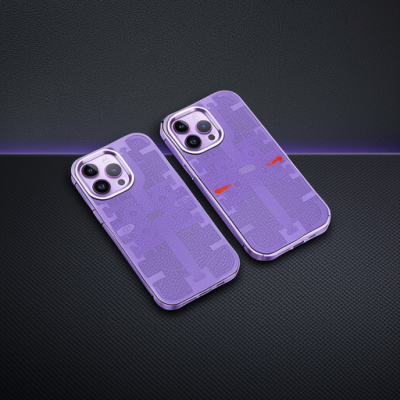 Apple İphone 14 Pro Kılıf Mekanik Bumper Kapak - Derin Mor