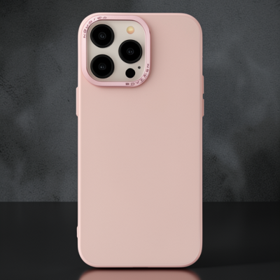 Apple İphone 14 Pro Kılıf Modos Metal Kapak - Pembe