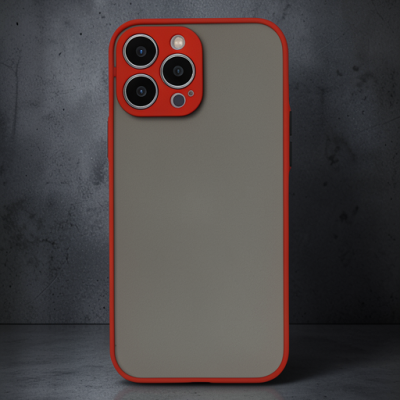 Apple İphone 14 Pro Kılıf Montreal Silikon Kapak - Kırmızı