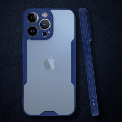Apple İphone 14 Pro Kılıf Platin Silikon - Lacivert