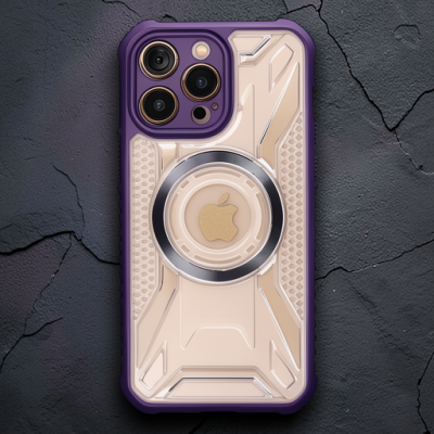 Apple İphone 14 Pro Kılıf Prag Magneticsafe Kapak - Derin Mor