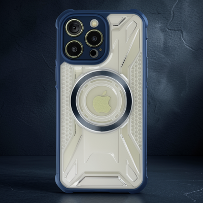 Apple İphone 14 Pro Kılıf Prag Magneticsafe Kapak - Lacivert