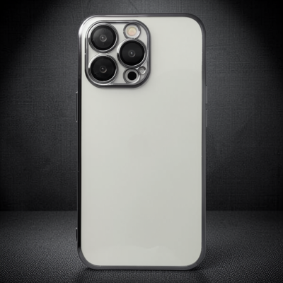Apple İphone 14 Pro Kılıf Razer Lensli Silikon - Siyah