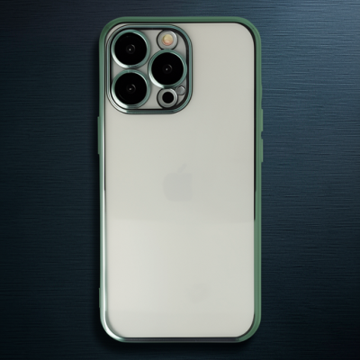 Apple İphone 14 Pro Kılıf Razer Lensli Silikon - Yeşil