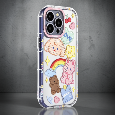 Apple İphone 14 Pro Kılıf Reflexion Desenli Kapak - Desen 4