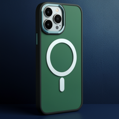 Apple İphone 14 Pro Kılıf Room Magneticsafe Silikon - Köknar Yeşili