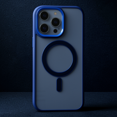 Apple İphone 14 Pro Kılıf Room Magneticsafe Silikon - Lacivert