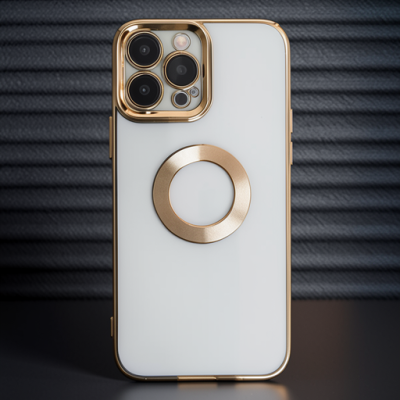 Apple İphone 14 Pro Kılıf Slot Silikon - Gold