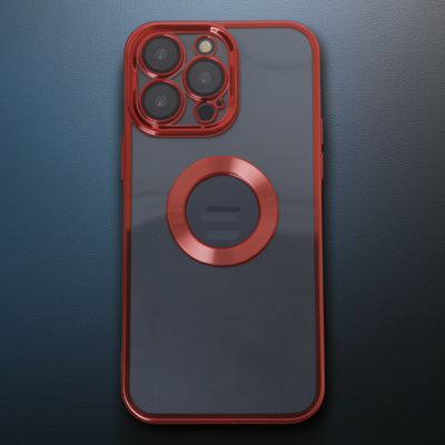 Apple İphone 14 Pro Kılıf Slot Silikon - Kırmızı