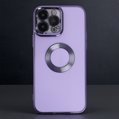 Apple İphone 14 Pro Kılıf Slot Silikon - Mor