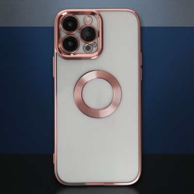 Apple İphone 14 Pro Kılıf Slot Silikon - Rose Gold