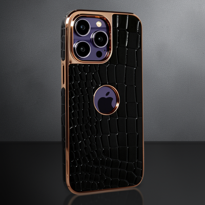 Apple İphone 14 Pro Kılıf Snake Kapak - Siyah