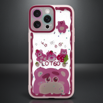 Apple İphone 14 Pro Kılıf Sweet Desenli Silikon Kapak - Pembe