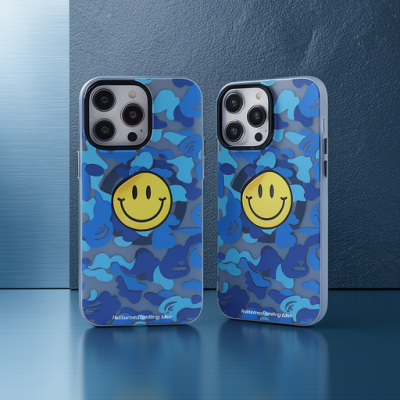Apple İphone 14 Pro Max Kılıf Apollo Magneticsafe Desenli Kapak - Apollo Mavi - 1
