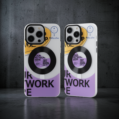Apple İphone 14 Pro Max Kılıf Apollo Magneticsafe Desenli Kapak - Apollo Şeffaf - 6