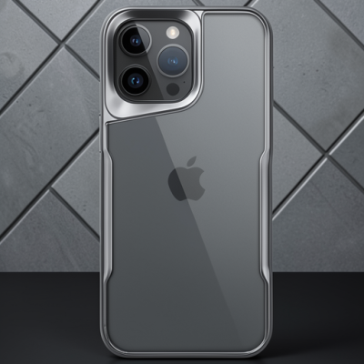 Apple İphone 14 Pro Max Kılıf Boyi Silikon Kapak - Titan Gri
