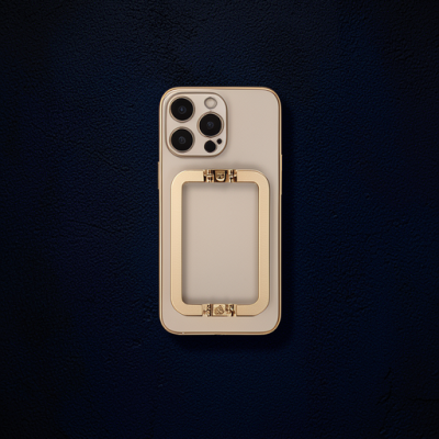 Apple İphone 14 Pro Max Kılıf Coco Elit Kapak - Gold