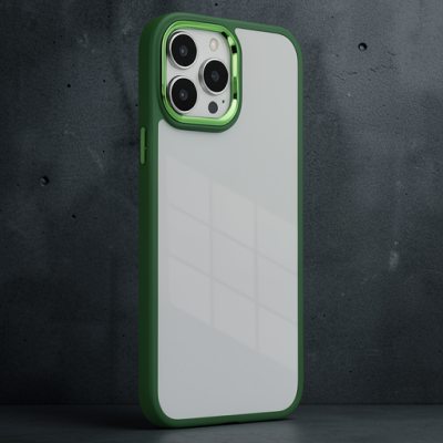 Apple İphone 14 Pro Max Kılıf Dora Kapak - Haki Yeşil