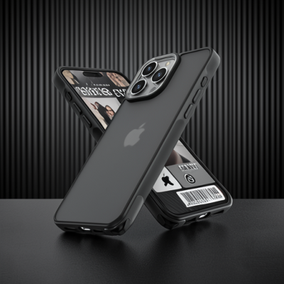 Apple İphone 14 Pro Max Kılıf Elegant Kapak - Siyah
