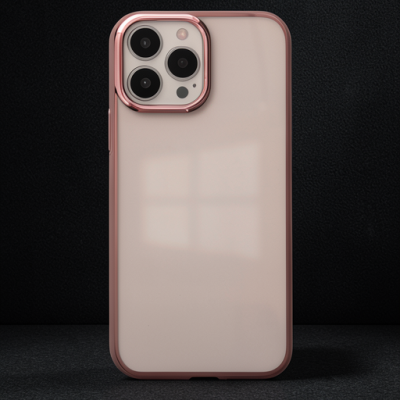 Apple İphone 14 Pro Max Kılıf Element Silikon - Pembe