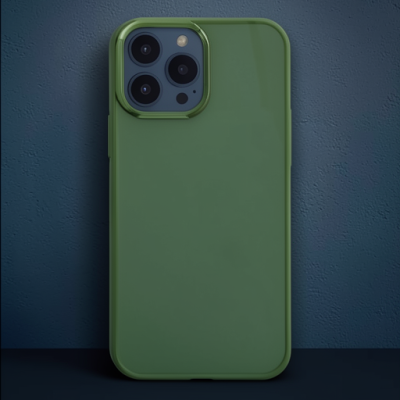 Apple İphone 14 Pro Max Kılıf Element Silikon - Yeşil
