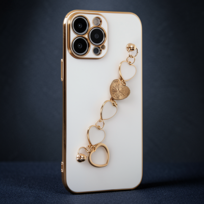 Apple İphone 14 Pro Max Kılıf Esila Silikon - Beyaz