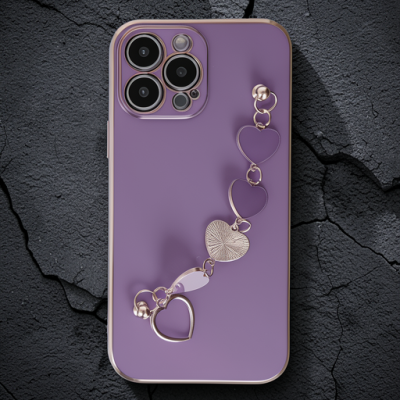 Apple İphone 14 Pro Max Kılıf Esila Silikon - Mor