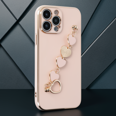 Apple İphone 14 Pro Max Kılıf Esila Silikon - Pudra