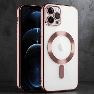 Apple İphone 14 Pro Max Kılıf Kross Magneticsafe Kapak - Rose