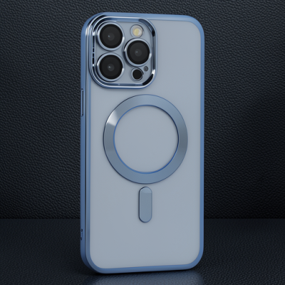 Apple İphone 14 Pro Max Kılıf Kross Magneticsafe Kapak - Sierra Blue