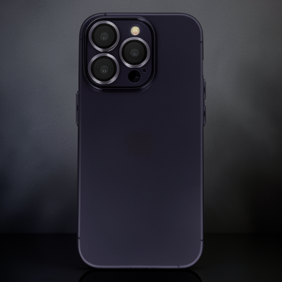 Apple İphone 14 Pro Max Kılıf Luko Lens Silikon - Siyah