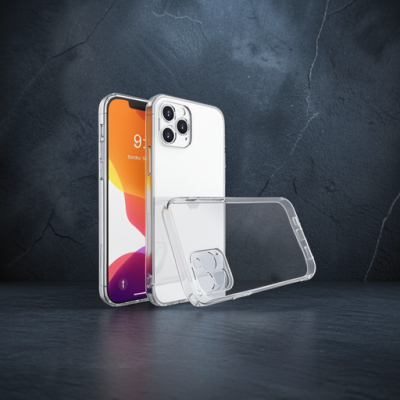 Apple İphone 14 Pro Max Kılıf Lüx Şeffaf Silikon