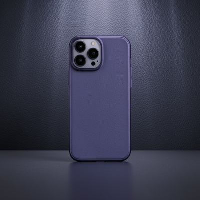 Apple İphone 14 Pro Max Kılıf Modos Metal Kapak - Derin Mor