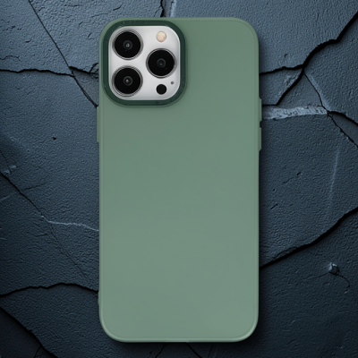 Apple İphone 14 Pro Max Kılıf Modos Metal Kapak - Koyu Yeşil